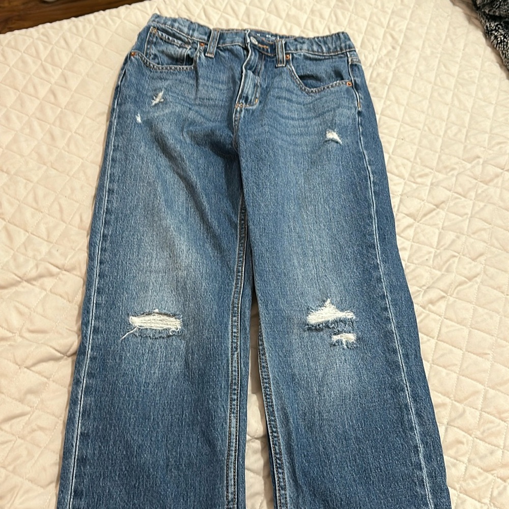 Lightly worn girls jeans